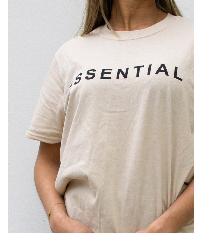 Essential Tee / Beige