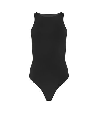 Slinky Halter Body / Black