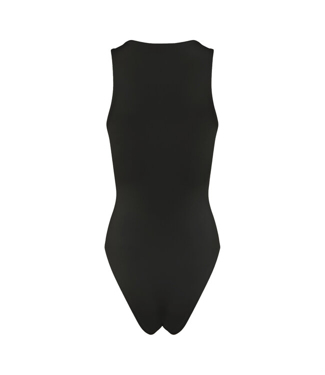 Slinky Halter Body / Black