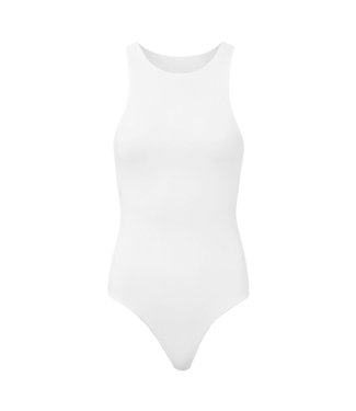 Slinky Halter Body / White