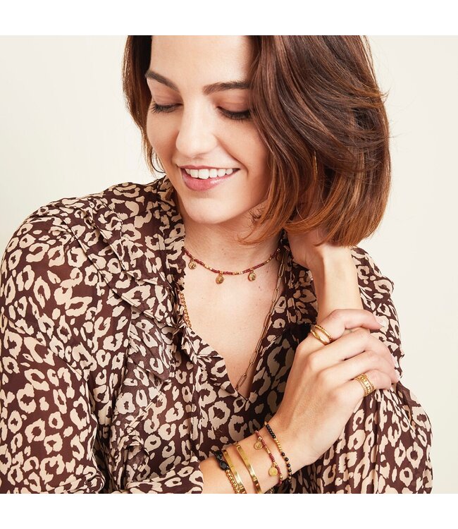 Beads and Coins Bracelet