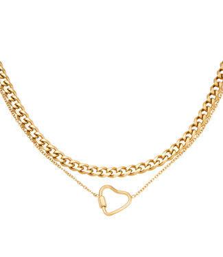 Chained Heart Necklace