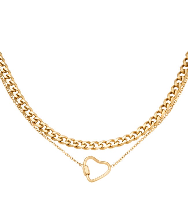 Chained Heart Necklace