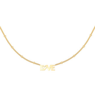 Dotted LOVE Necklace