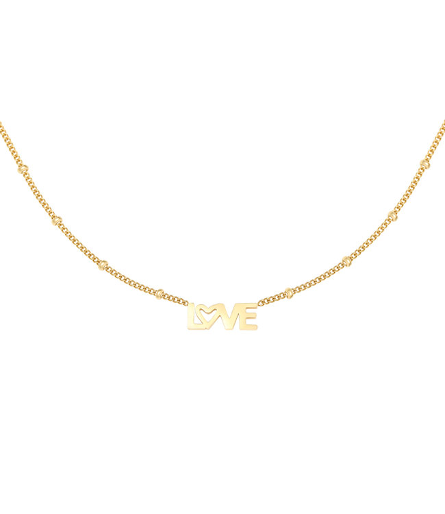 Dotted LOVE Necklace