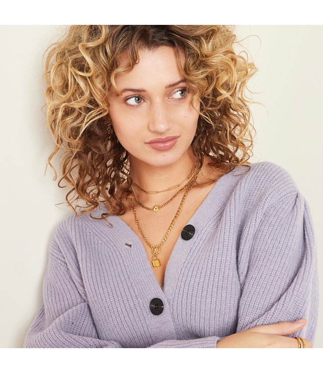 Chain and Lock Necklace