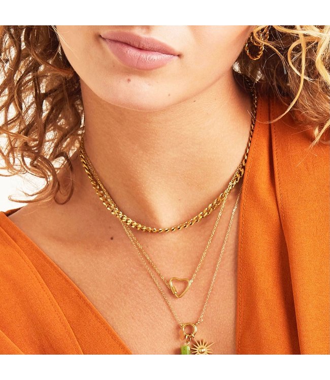 Chained Heart Necklace