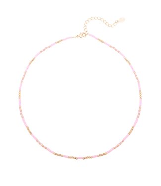 Mystic Beads Necklace / Pink