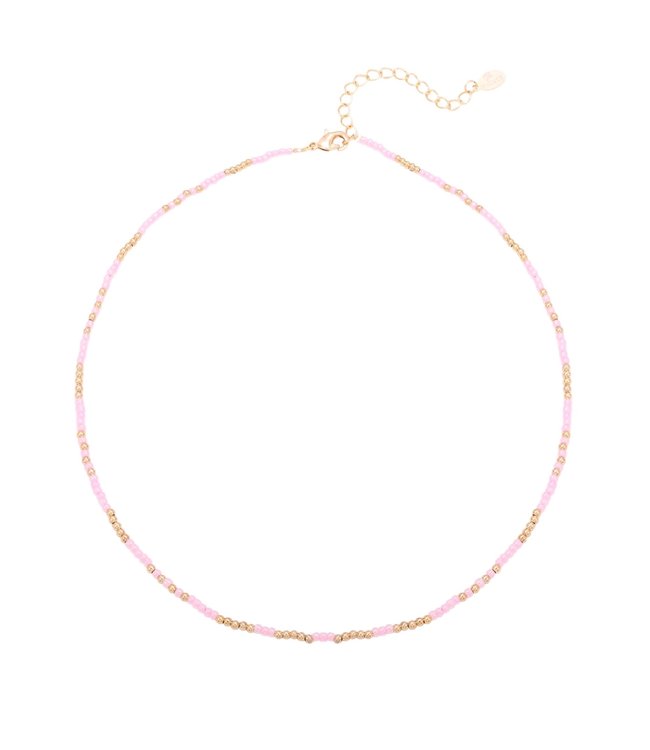 Mystic Beads Necklace / Pink