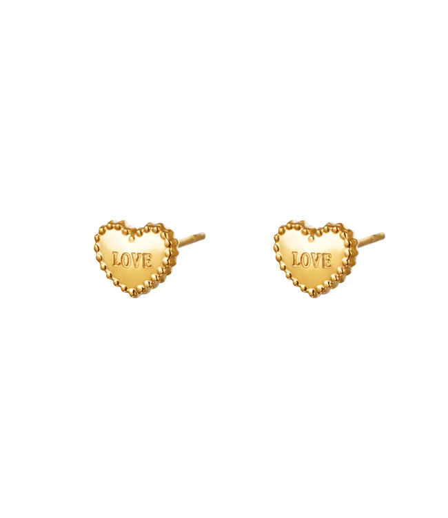 Loving Hearts Stud Earrings