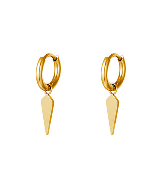 Flat Cone Earrings