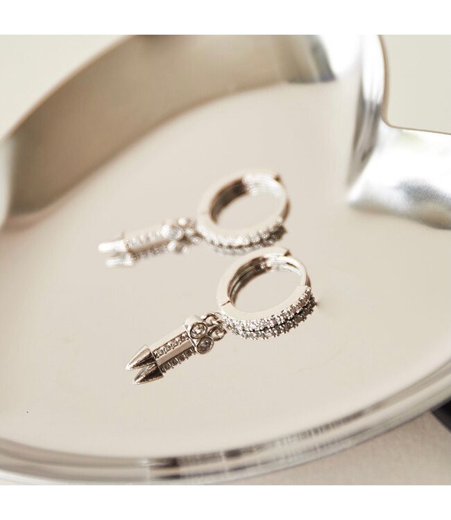 Arrow Rhinestones Earrings