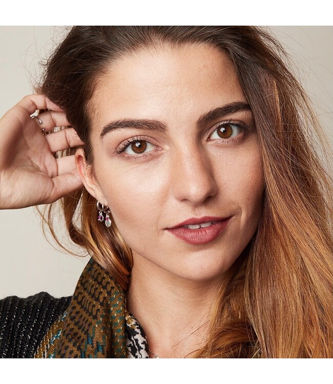 Silver Little Queen Earrings