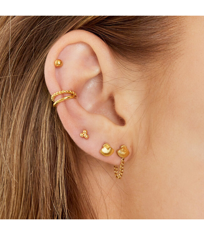 Rope and Smooth Earcuff