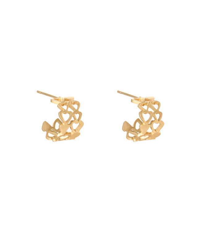 Bonded Hearts Earrings