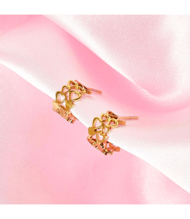 Bonded Hearts Earrings