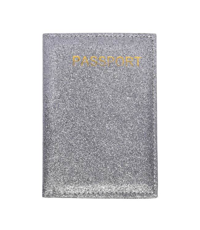 Glitter Passport Cover / Silver