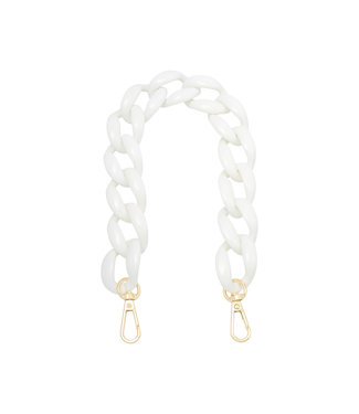 Lola Chain Bag Handle / White