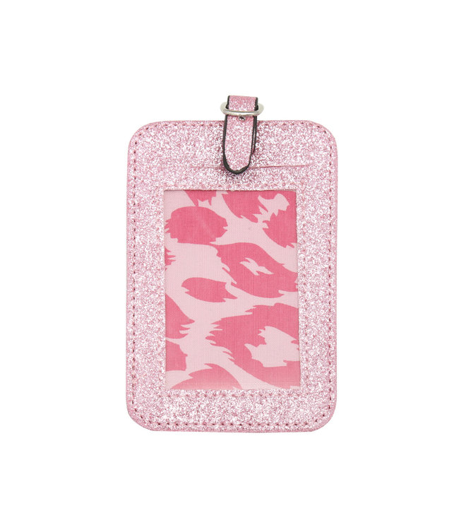 Glitter Suitcase Hanger / Pink