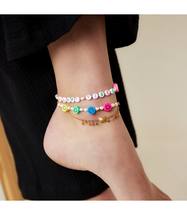 Smileys Anklet