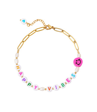 Happy Vibes Anklet