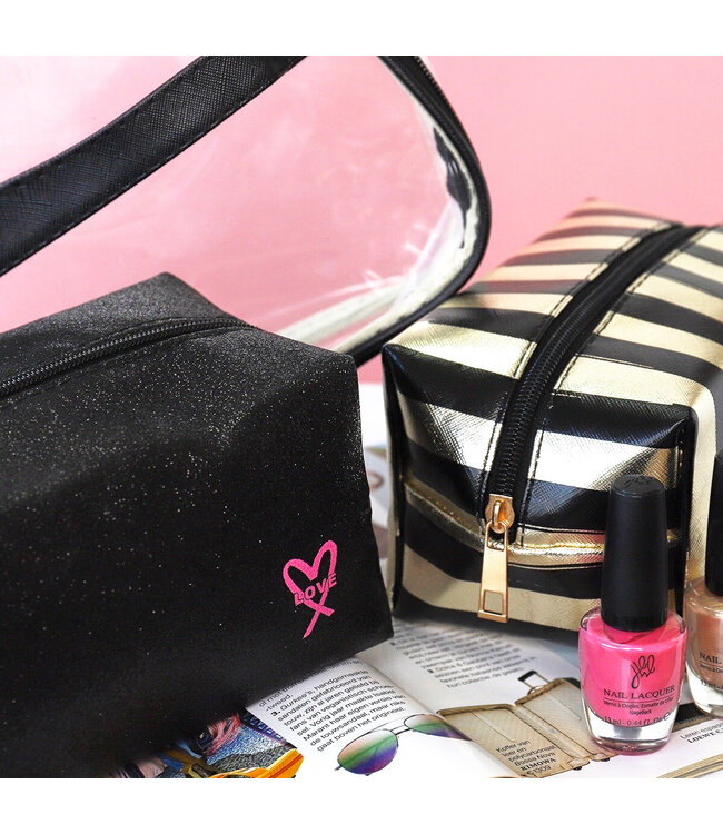 On The Move Toiletry Bag / Black