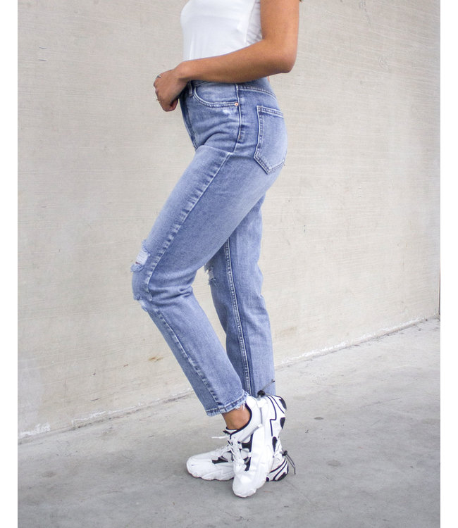 Queen Hearts Mom Jeans