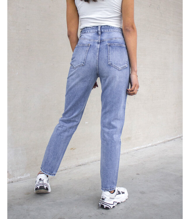 Queen Hearts Mom Jeans