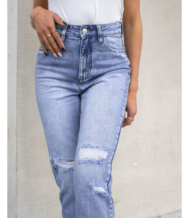 Queen Hearts Mom Jeans