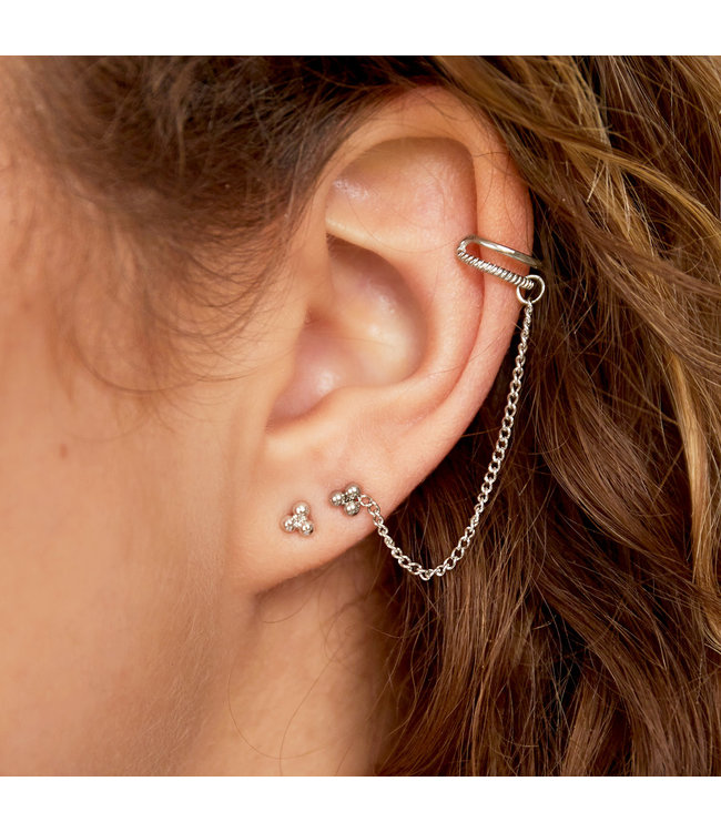 Dots Chain Earcuff