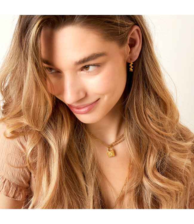 Chained Lock Necklace