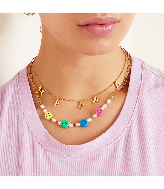 Happy Link Necklace