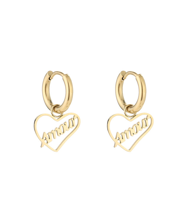 Amour Heart Earrings