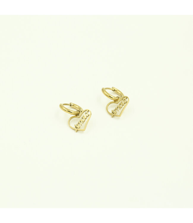Amour Heart Earrings