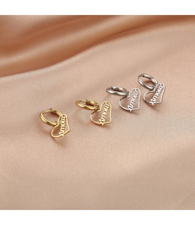 Amour Heart Earrings