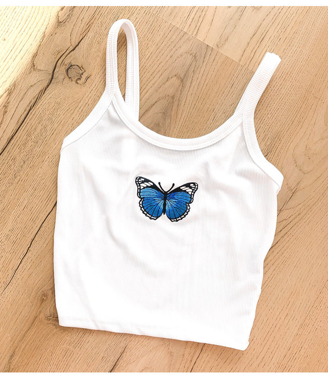 Butterfly Top / White