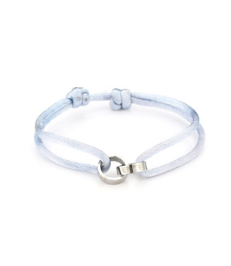 Satin Heart Rings Bracelet