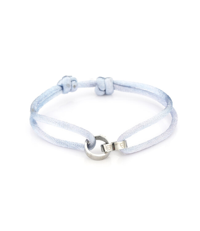 Satin Heart Rings Bracelet