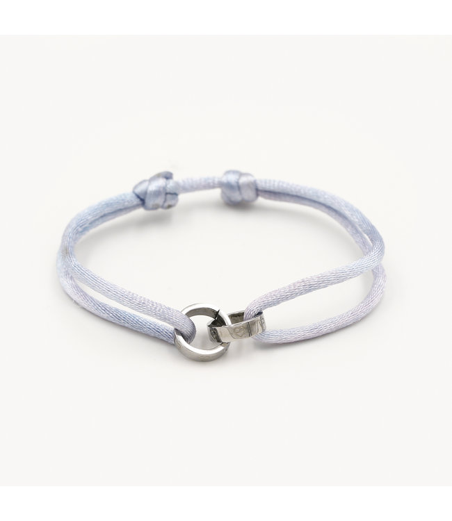Satin Heart Rings Bracelet