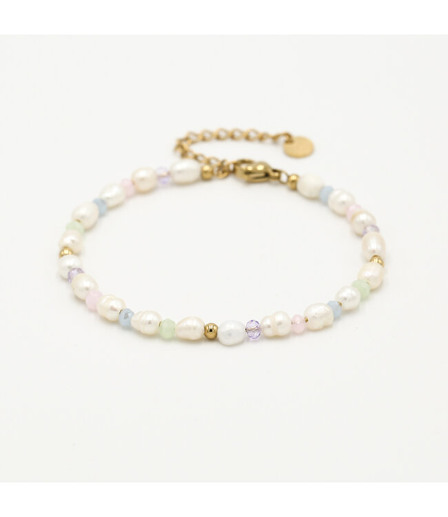Colorful Pearl Beads Bracelet