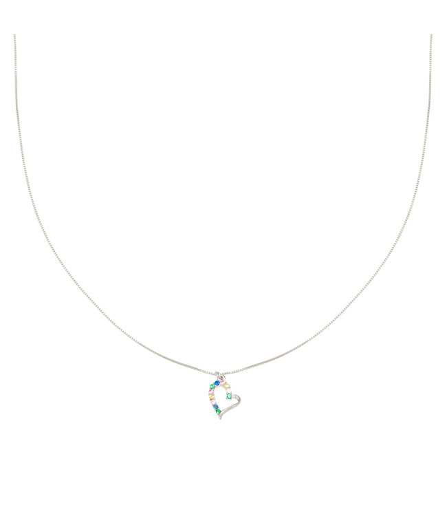 Colorful Heart Necklace