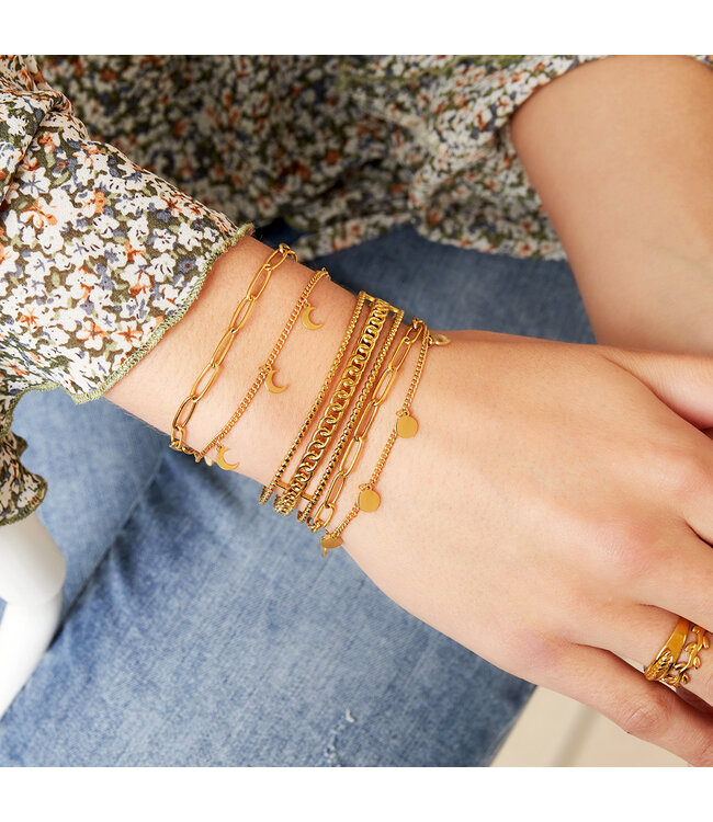 Double Moon Bracelet