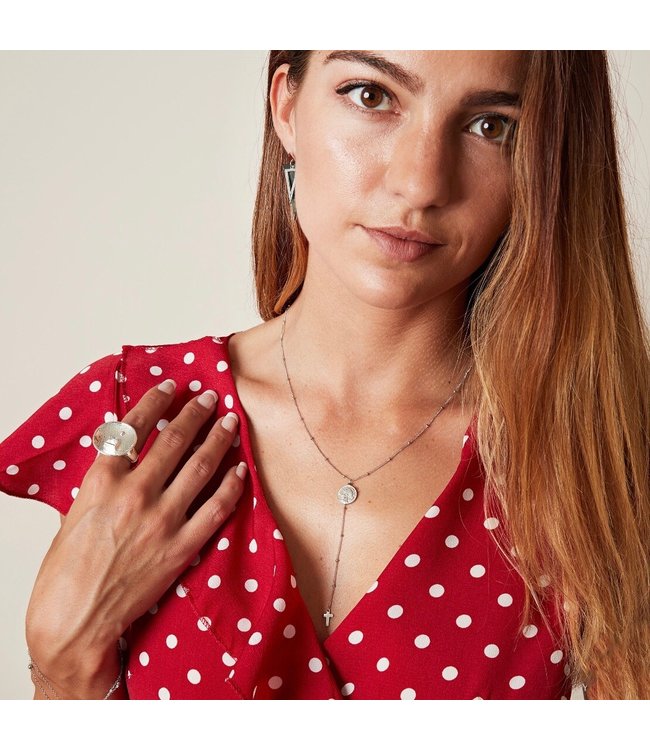 Religious Coin Necklace