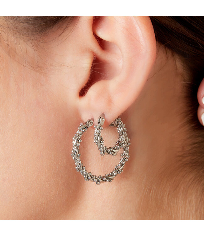 Twisted Pearls Earrings