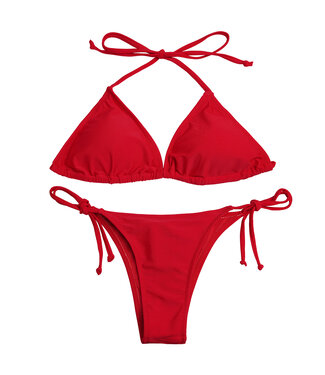 Simple Red Bikini