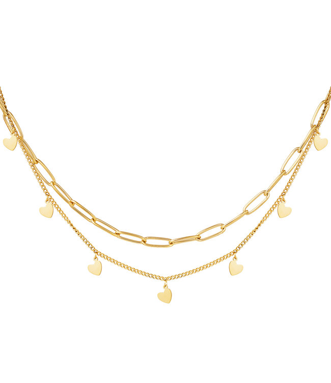 Double Heart Necklace