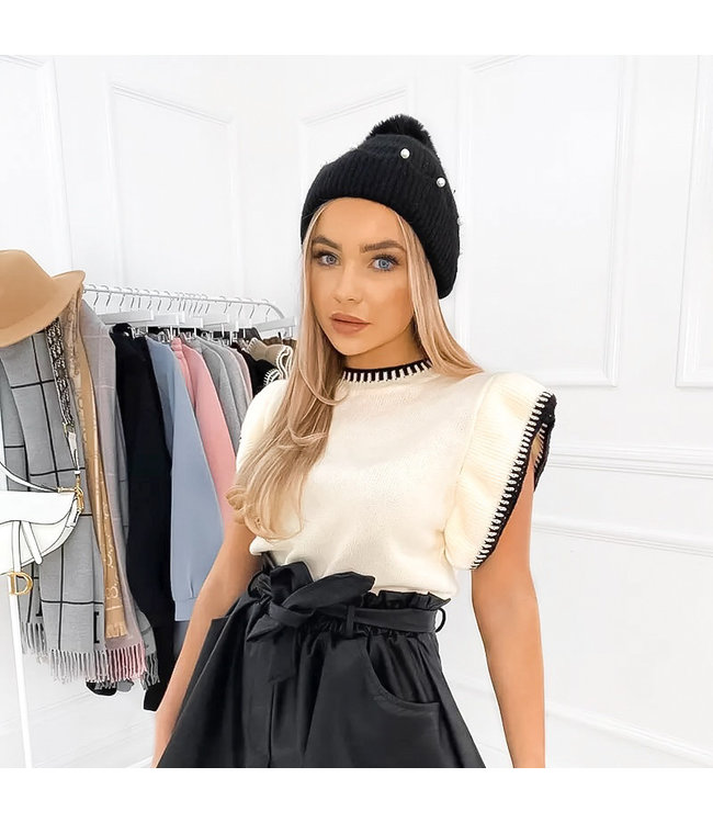 Zara Knitted Top / Off White