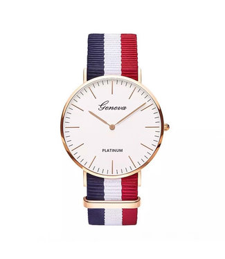 Striped Band Horloge / French