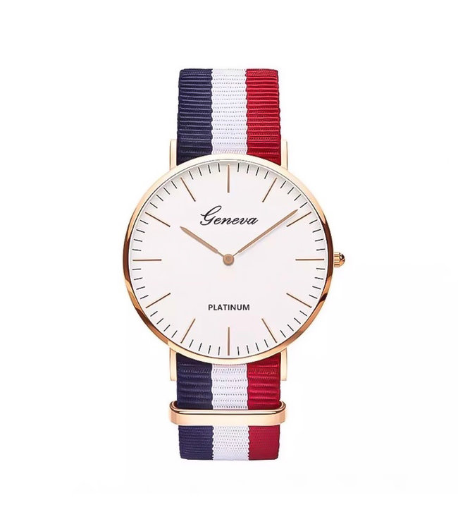 Striped Band Horloge / French