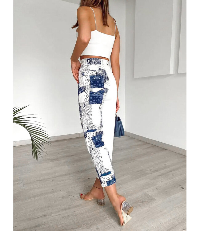 Printed Style Jeans
